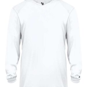 Badger 2105 Youth B-Core Long Sleeve Hooded T-Shirt