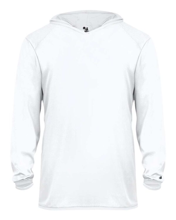 Badger 2105 Youth B-Core Long Sleeve Hooded T-Shirt