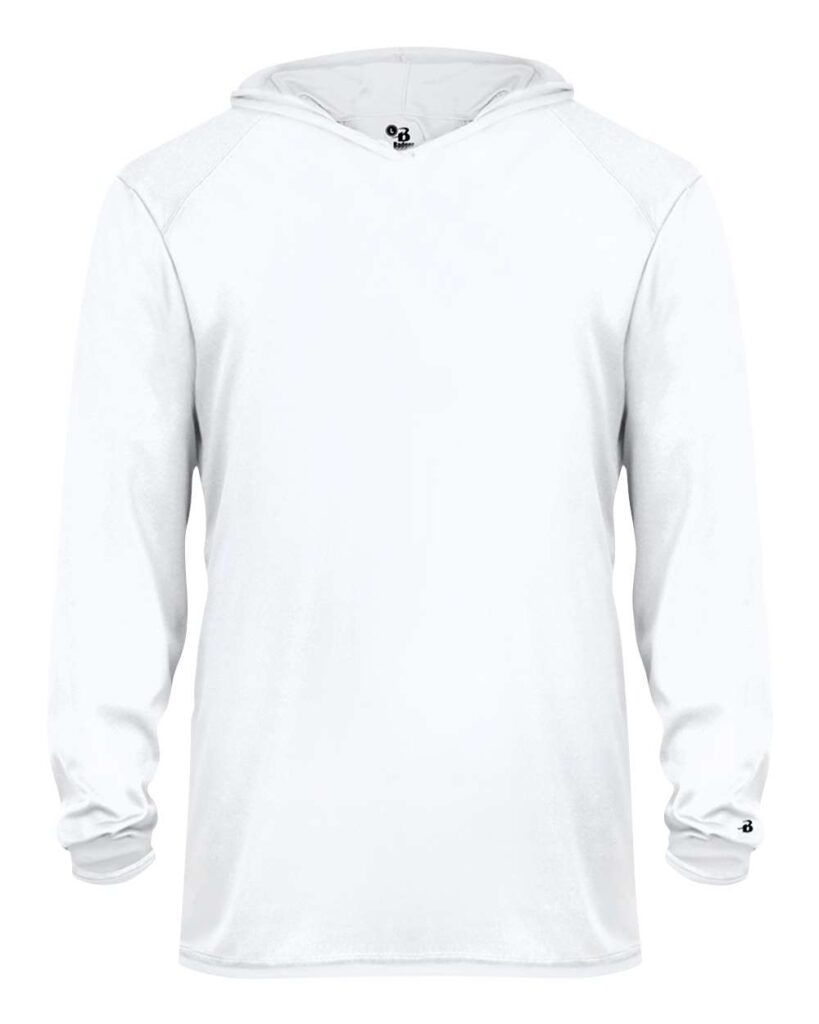 Badger 2105 Youth B-Core Long Sleeve Hooded T-Shirt