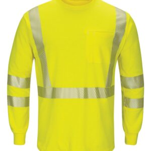 Bulwark Men's Hi-Visibility Lightweight Long Sleeve T-Shirt