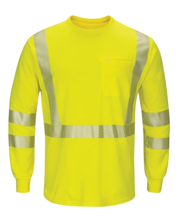 Bulwark Men's Hi-Visibility Lightweight Long Sleeve T-Shirt