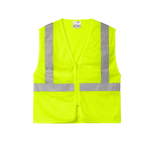 CornerStone ANSI 107 Class 2 Economy Mesh Zippered Vest