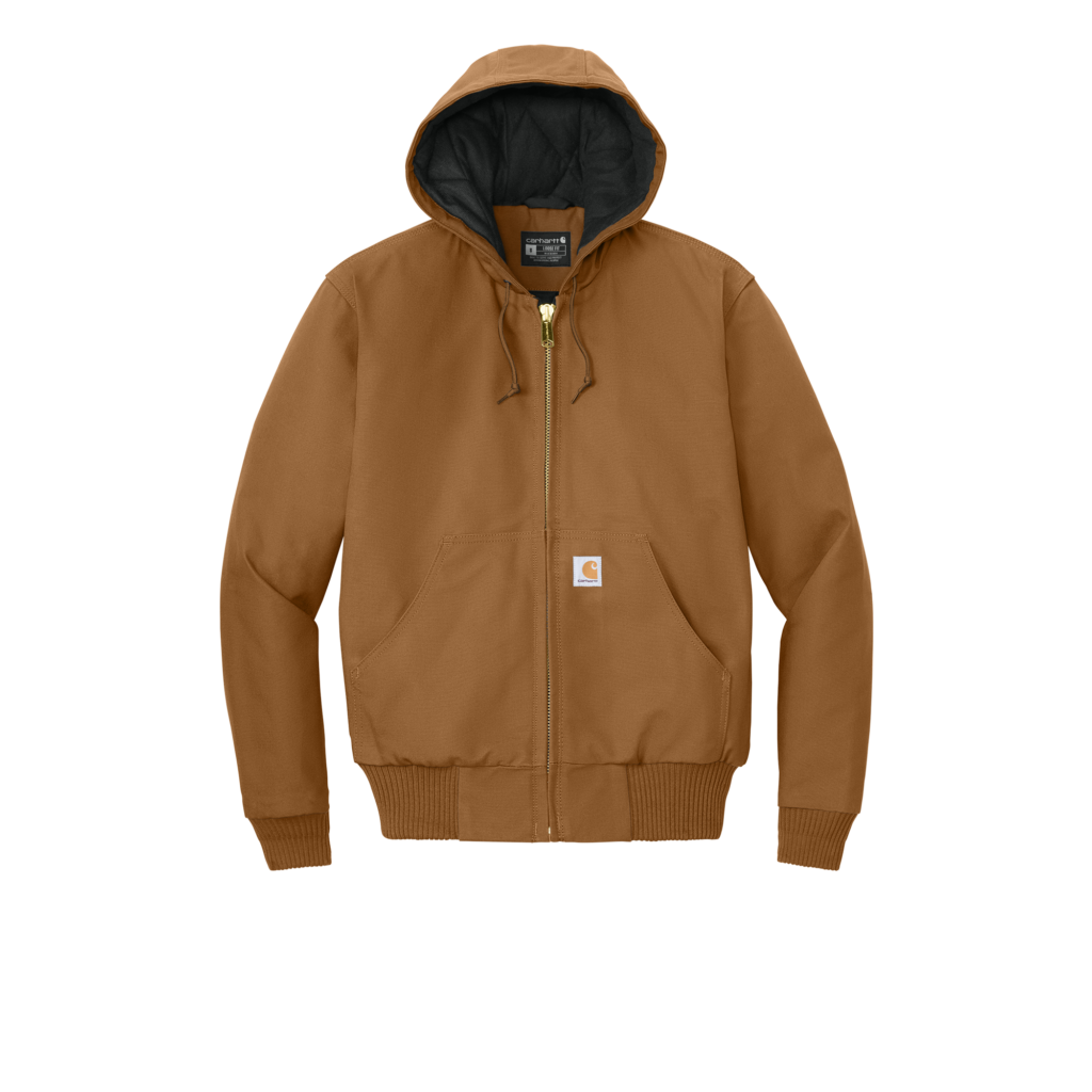 Carhartt Quilted-Flannel-Lined Duck Active Jacket