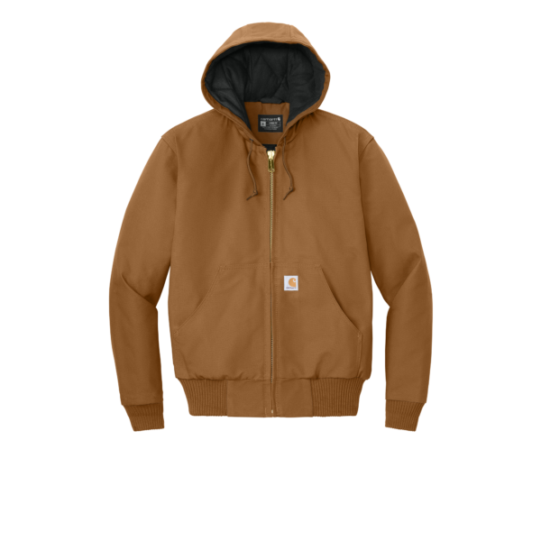 Carhartt Quilted-Flannel-Lined Duck Active Jacket