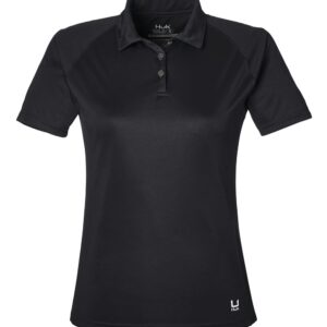 HUK H612L03 Women's LoPro Solid Performance Polo