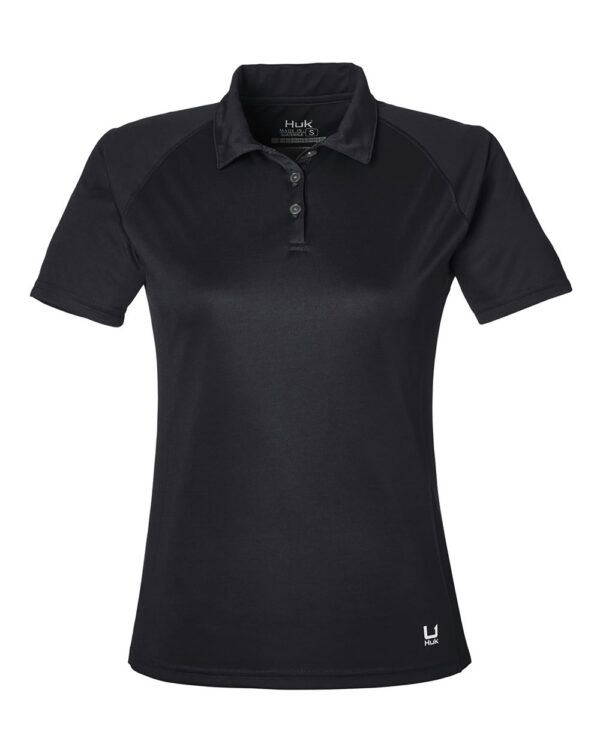 HUK H612L03 Women's LoPro Solid Performance Polo