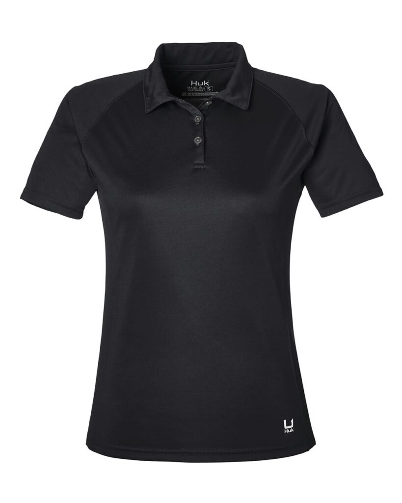 HUK H612L03 Women's LoPro Solid Performance Polo
