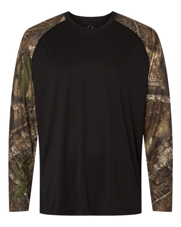 Realtree Unisex Realtree Performance Colorblocked Long Sleeve T-Shirt