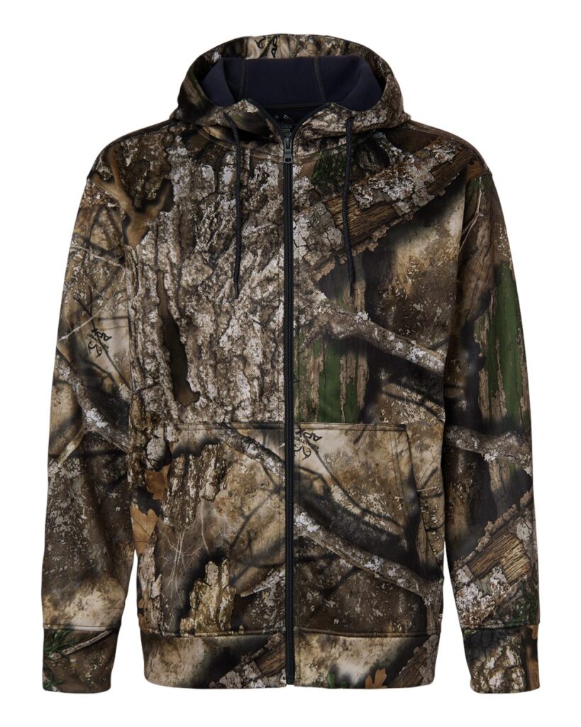 Realtree Unisex Realtree Performance Full-Zip Hooded Sweatshirt